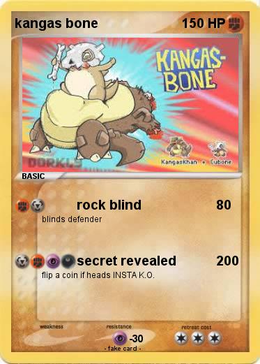 Pokemon kangas bone