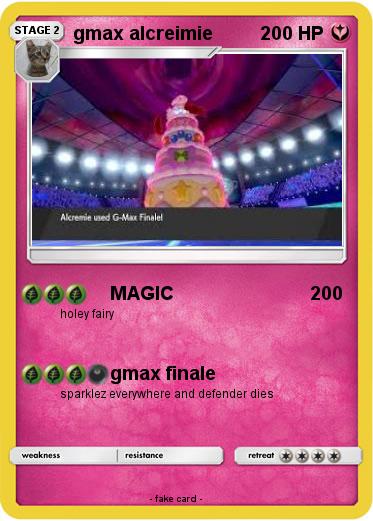 Pokemon gmax alcreimie