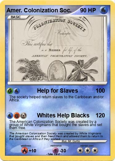 Pokemon Amer. Colonization Soc.