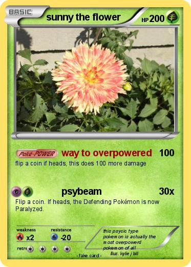 Pokemon sunny the flower