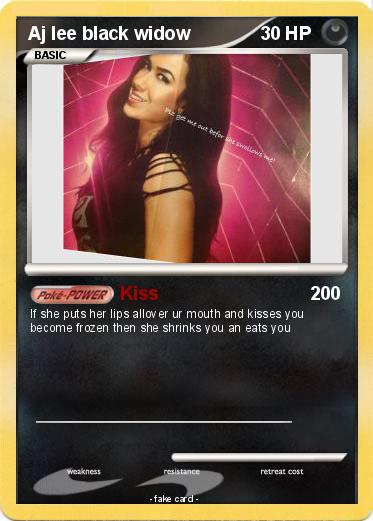 Pokemon Aj lee black widow