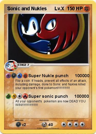 Pokemon Sonic and Nukles      Lv.X