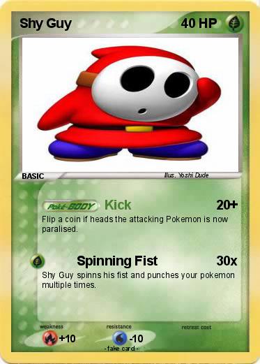 Pokemon Shy Guy