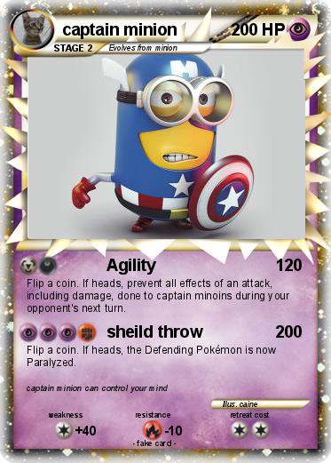 Pokemon captain minion