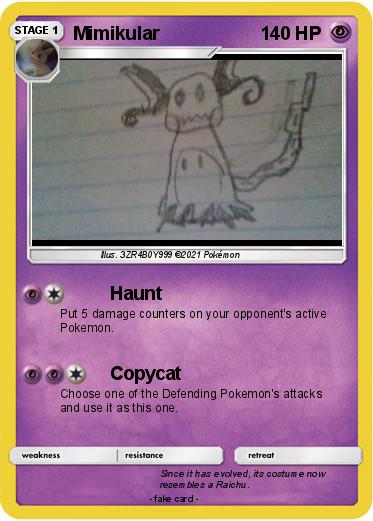 Pokemon Mimikular