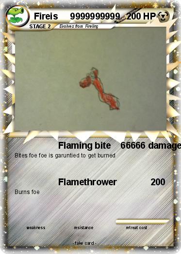 Pokemon Fireis     9999999999