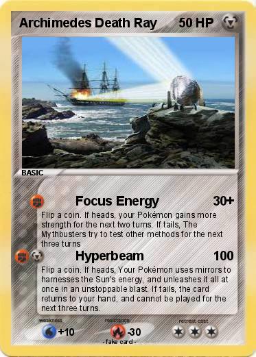 Pokemon Archimedes Death Ray
