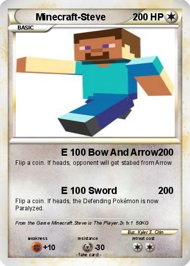Pokemon Minecraft-Steve