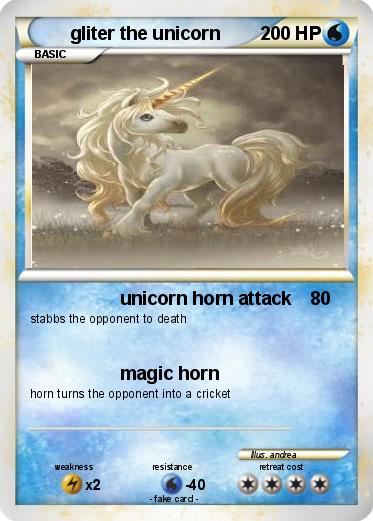 Pokemon gliter the unicorn