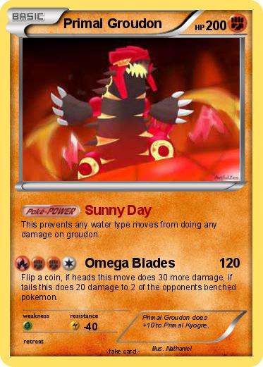 Pokemon Primal Groudon