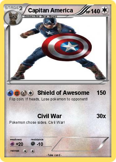 Pokemon Capitan America