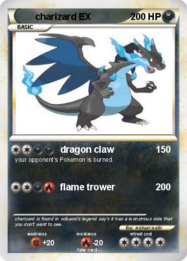Pokemon charizard EX