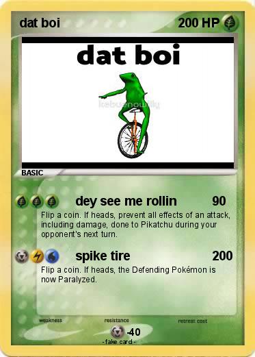 Pokemon dat boi