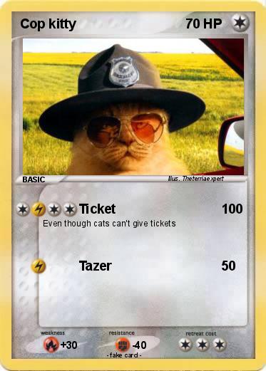 Pokemon Cop kitty