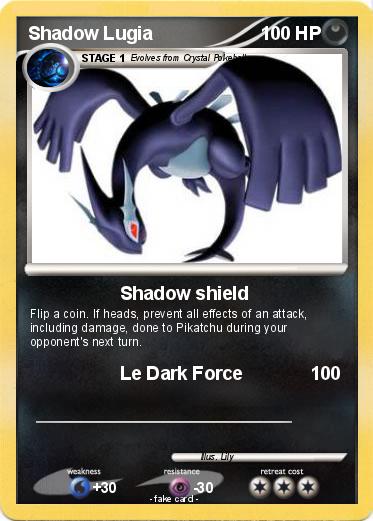 Pokemon Shadow Lugia