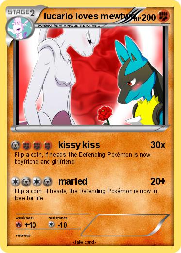 Pokemon lucario loves mewtwo