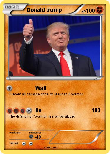 Pokemon Donald trump