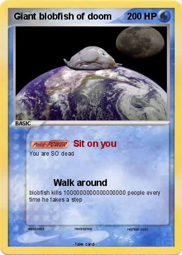 Pokemon Giant blobfish of doom