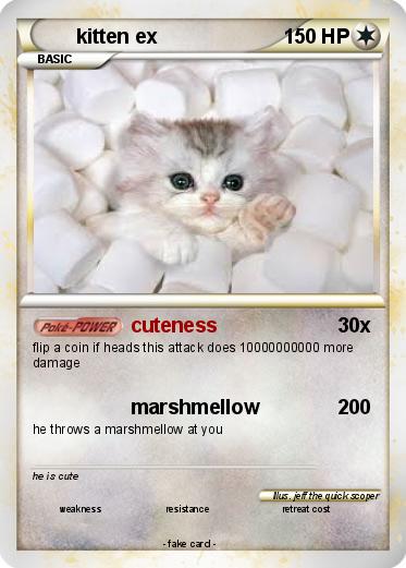 Pokemon kitten ex
