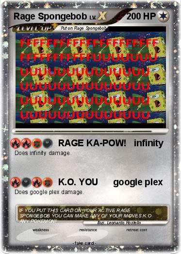 Pokemon Rage Spongebob