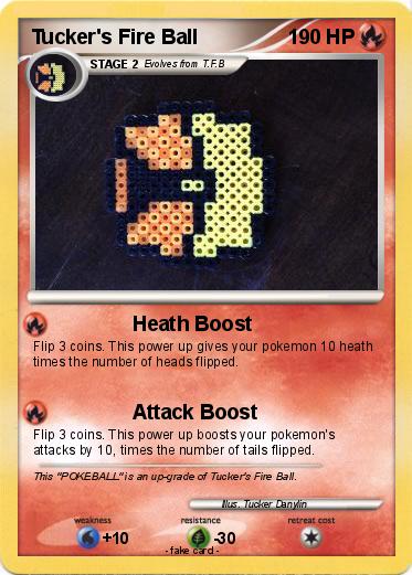 Pokemon Tucker's Fire Ball