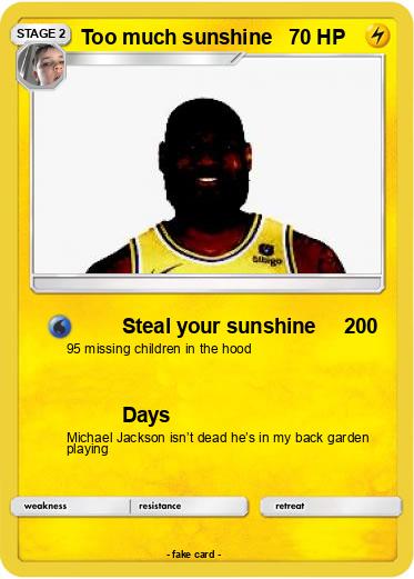 Pokemon Too much sunshine