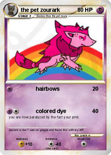 Pokemon the pet zourark