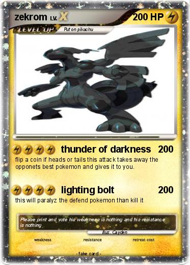 Pokemon zekrom