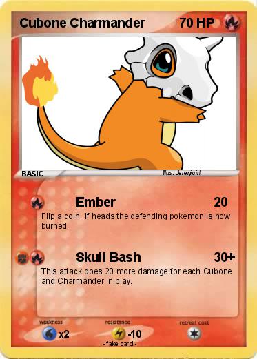 Pokemon Cubone Charmander