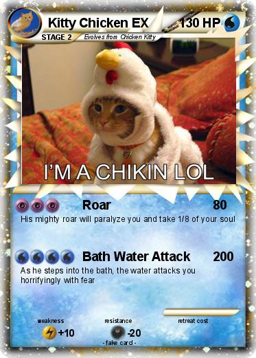 Pokemon Kitty Chicken EX