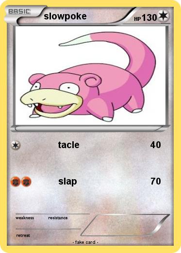Pokemon slowpoke