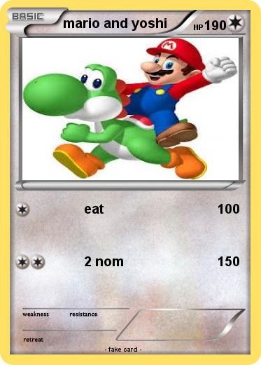 Pokemon mario and yoshi