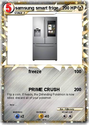 Pokemon samsung smart frige