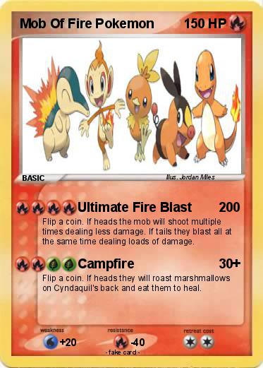 Pokemon Mob Of Fire Pokemon