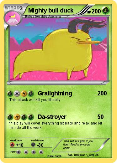 Pokemon Mighty bull duck