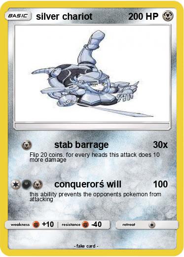 Pokemon silver chariot