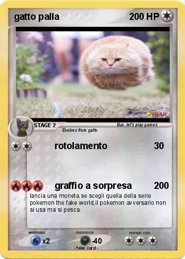 Pokemon gatto palla