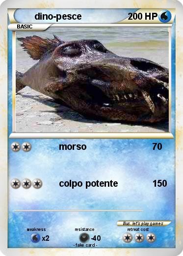 Pokemon dino-pesce