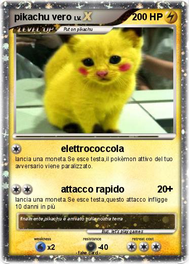 Pokemon pikachu vero