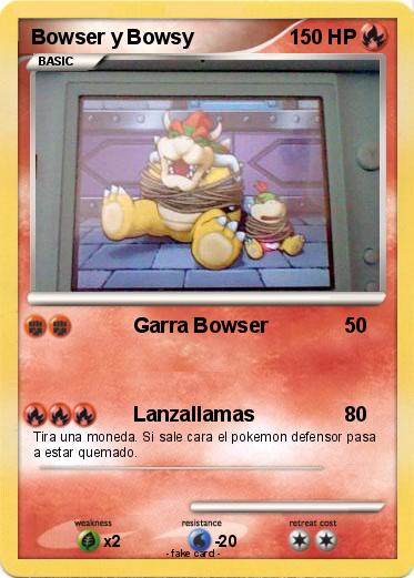 Pokemon Bowser y Bowsy