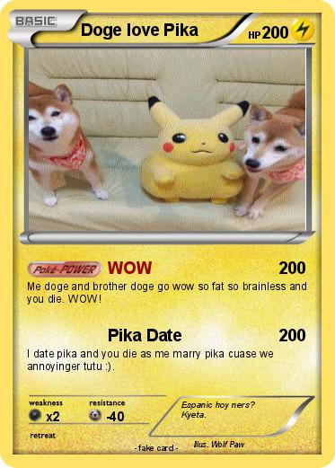 Pokemon Doge love Pika
