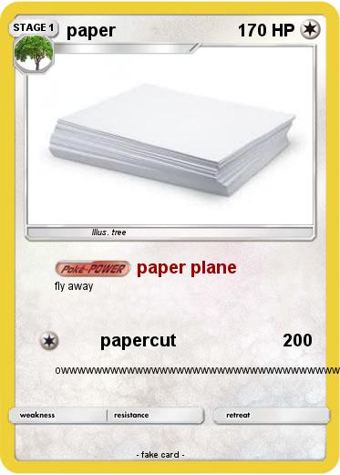 Pokemon paper