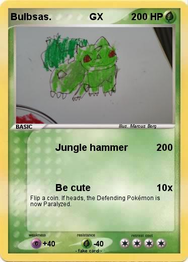 Pokemon Bulbsas.               GX