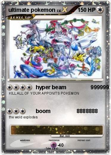 Pokemon ultimate pokemon