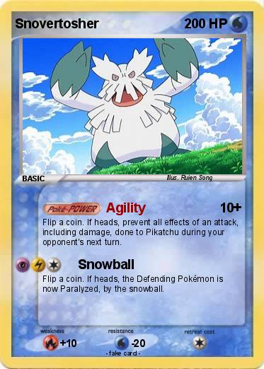 Pokemon Snovertosher