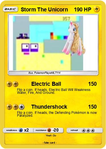 Pokemon Storm The Unicorn