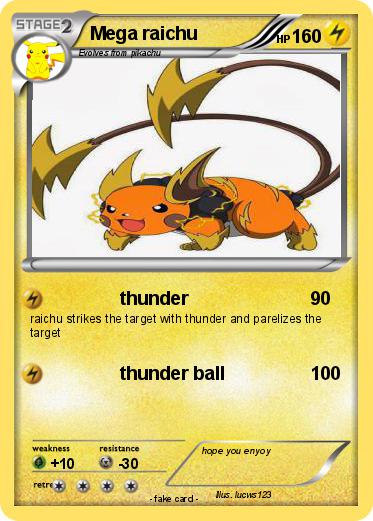 Pokemon Mega raichu