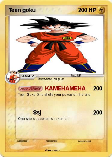 Pokemon Teen goku