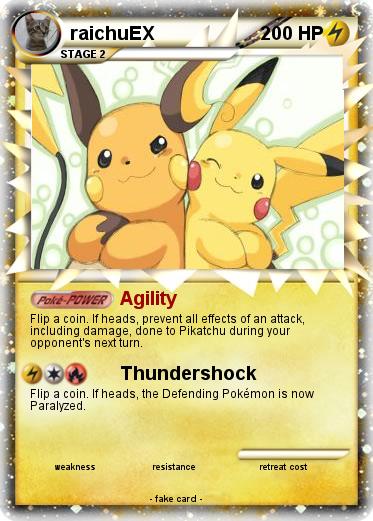 Pokemon raichuEX