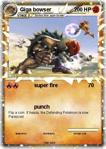 Pokemon Giga bowser